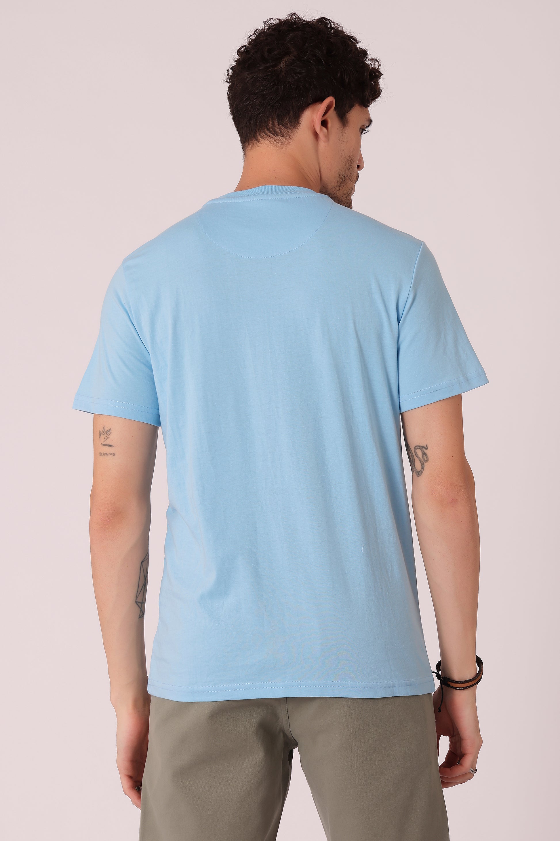Men's Regular fit solid Tshirt - extra image 2