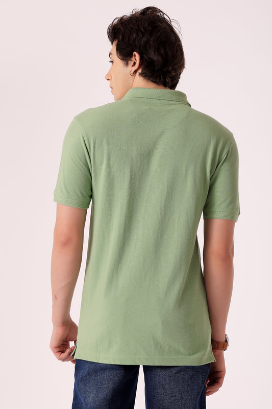 Men's Solid Pique Polo Tshirt - extra image 4