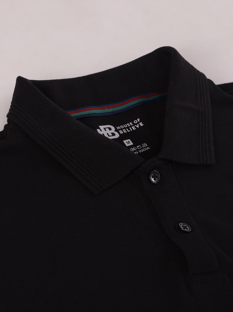 Men's Solid Pique Polo Tshirt - extra image 2