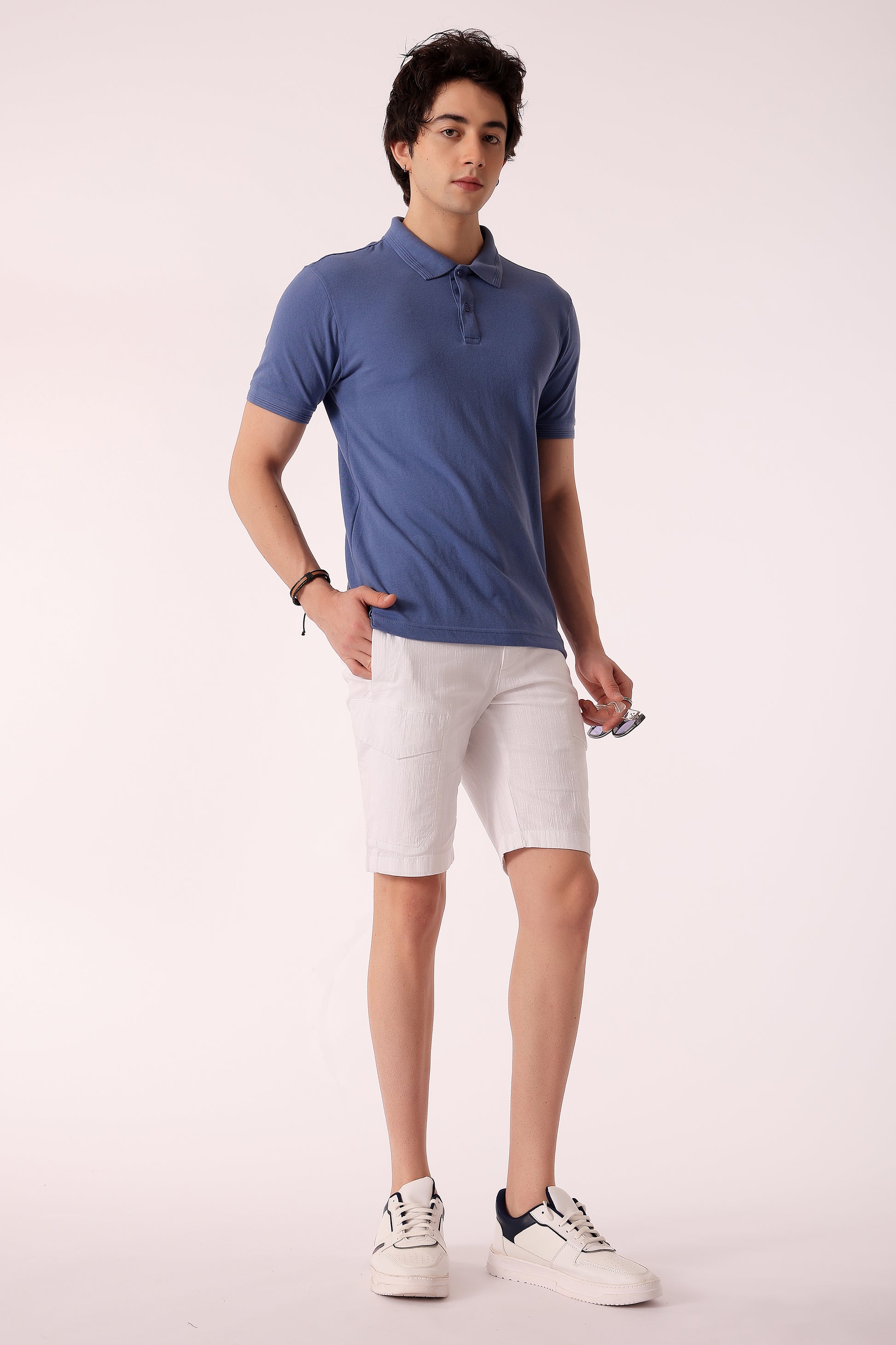 Men's Solid Pique Polo Tshirt - extra image 5