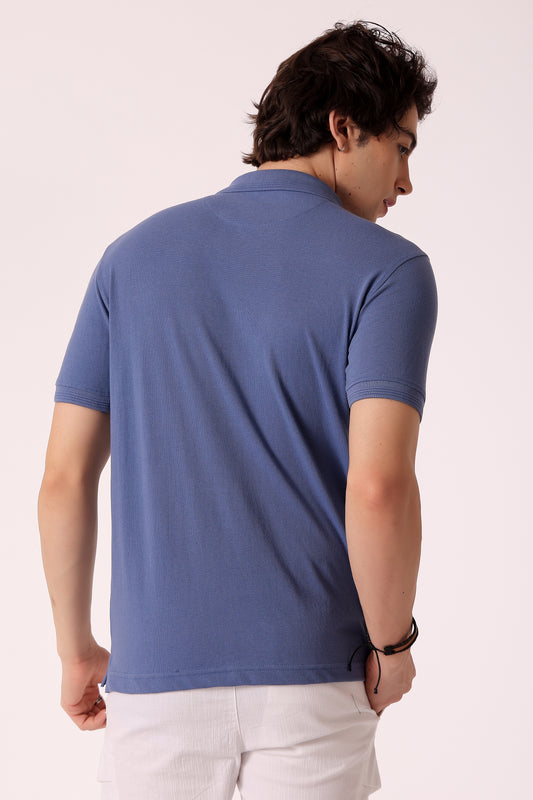 Men's Solid Pique Polo Tshirt - extra image 3