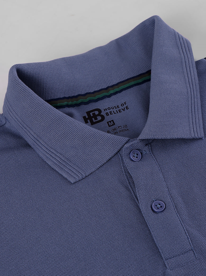 Men's Solid Pique Polo Tshirt - extra image 4