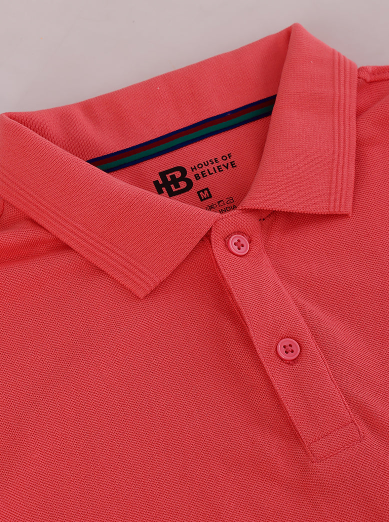 Men's Solid Pique Polo Tshirt - extra image 3