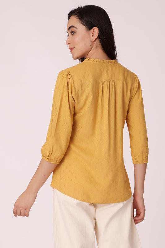 women textured lace shirt - extra image 2