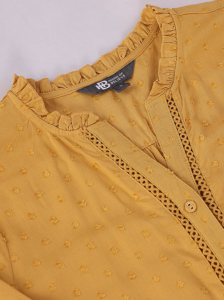 women textured lace shirt - extra image 4