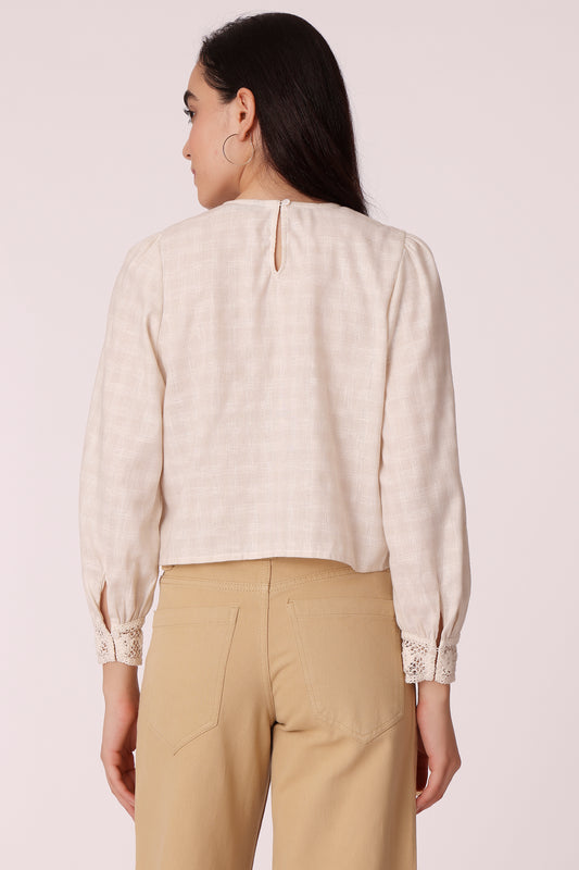 women checkered  top - extra image 2
