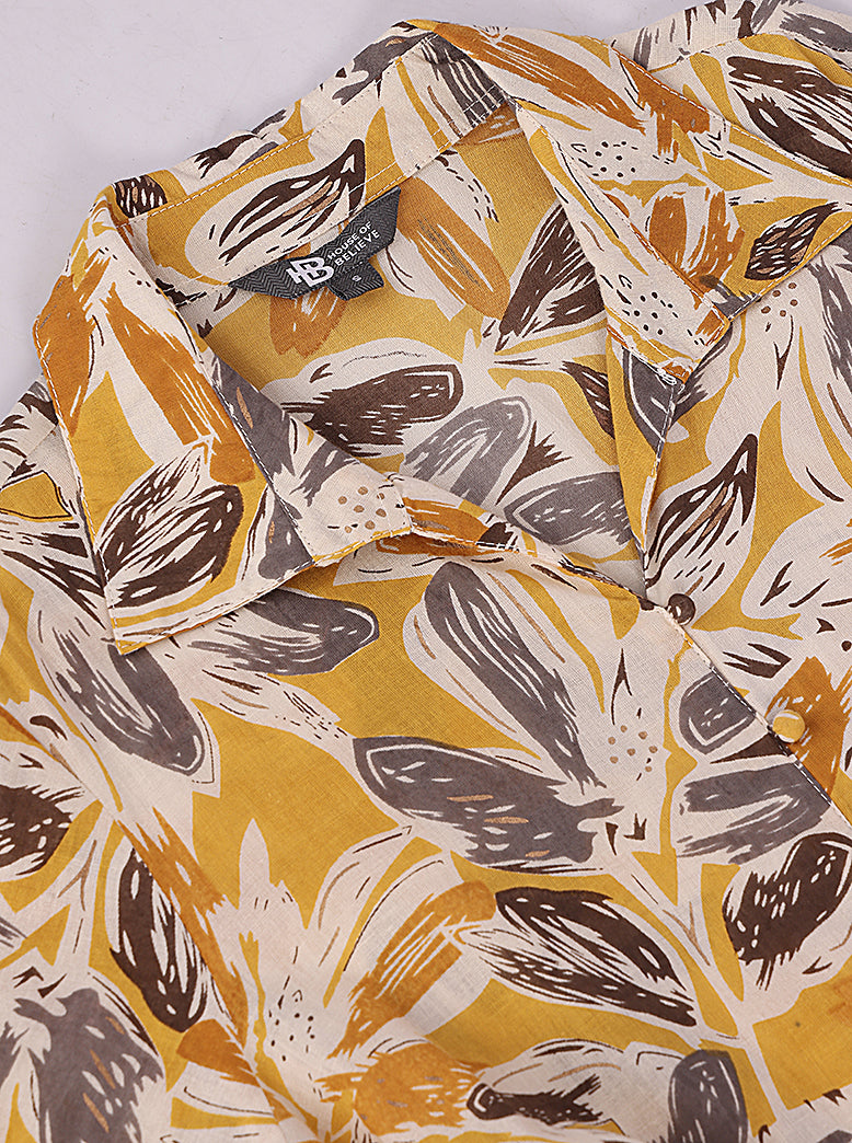 all-over printed belted midi dress - extra image 4