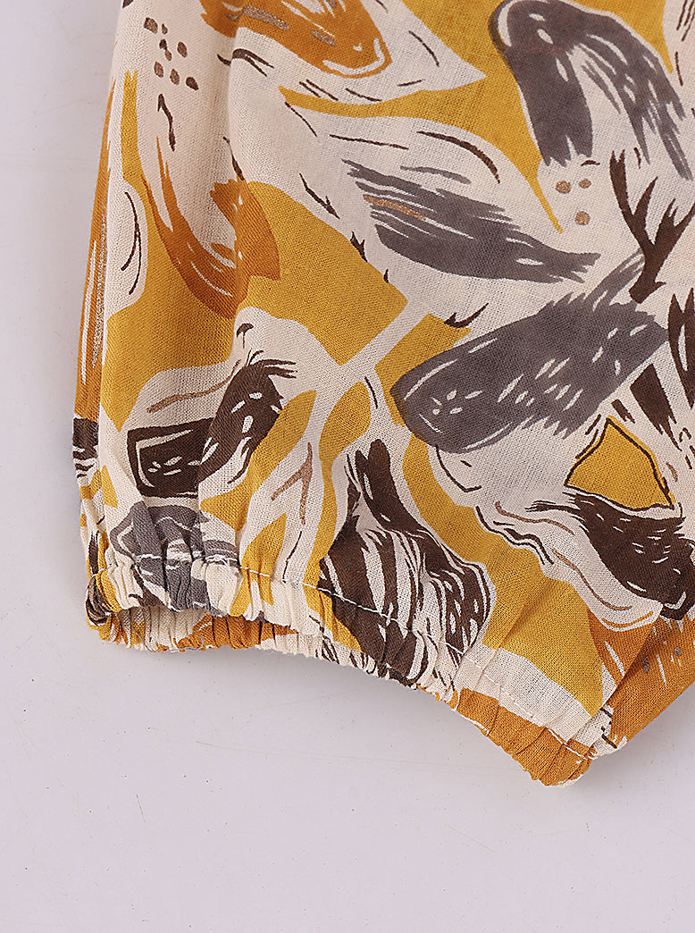 all-over printed belted midi dress - extra image 5