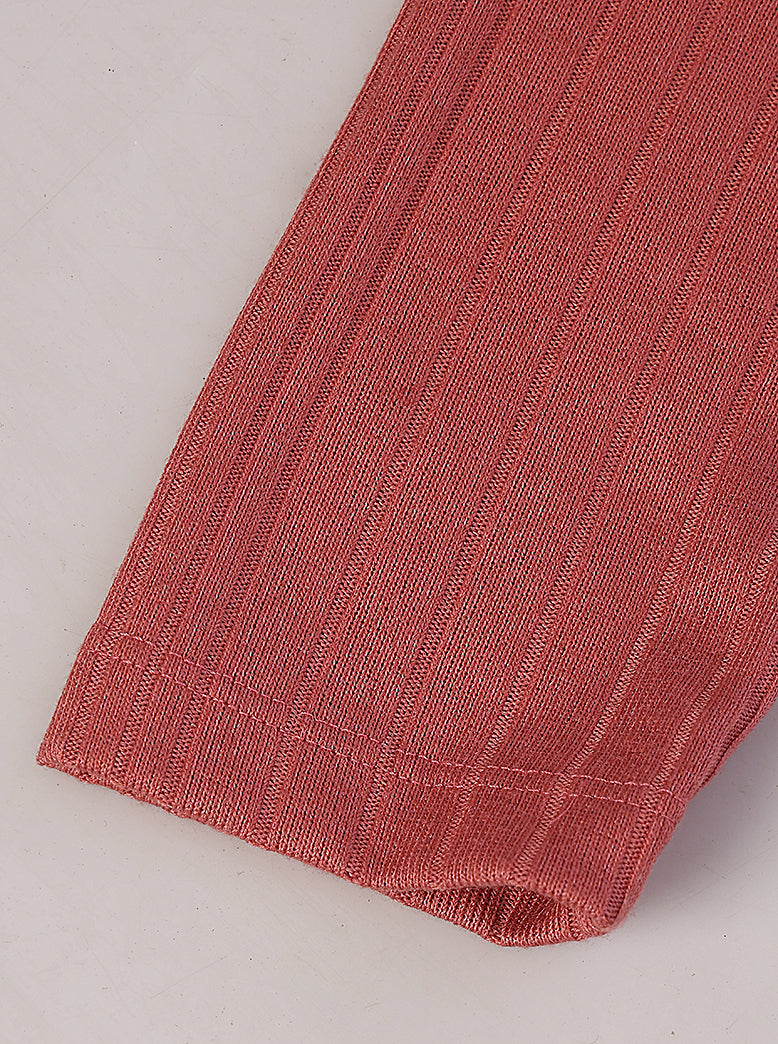 women rib knit high neck top - extra image 5