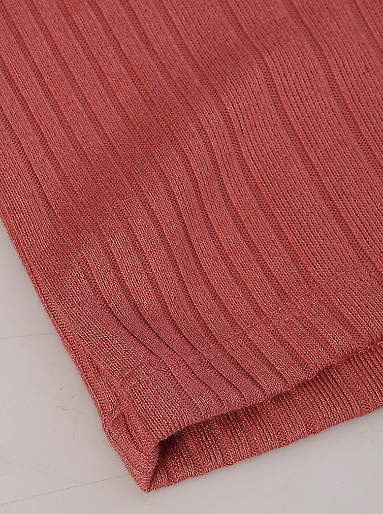 women rib knit high neck top - extra image 6