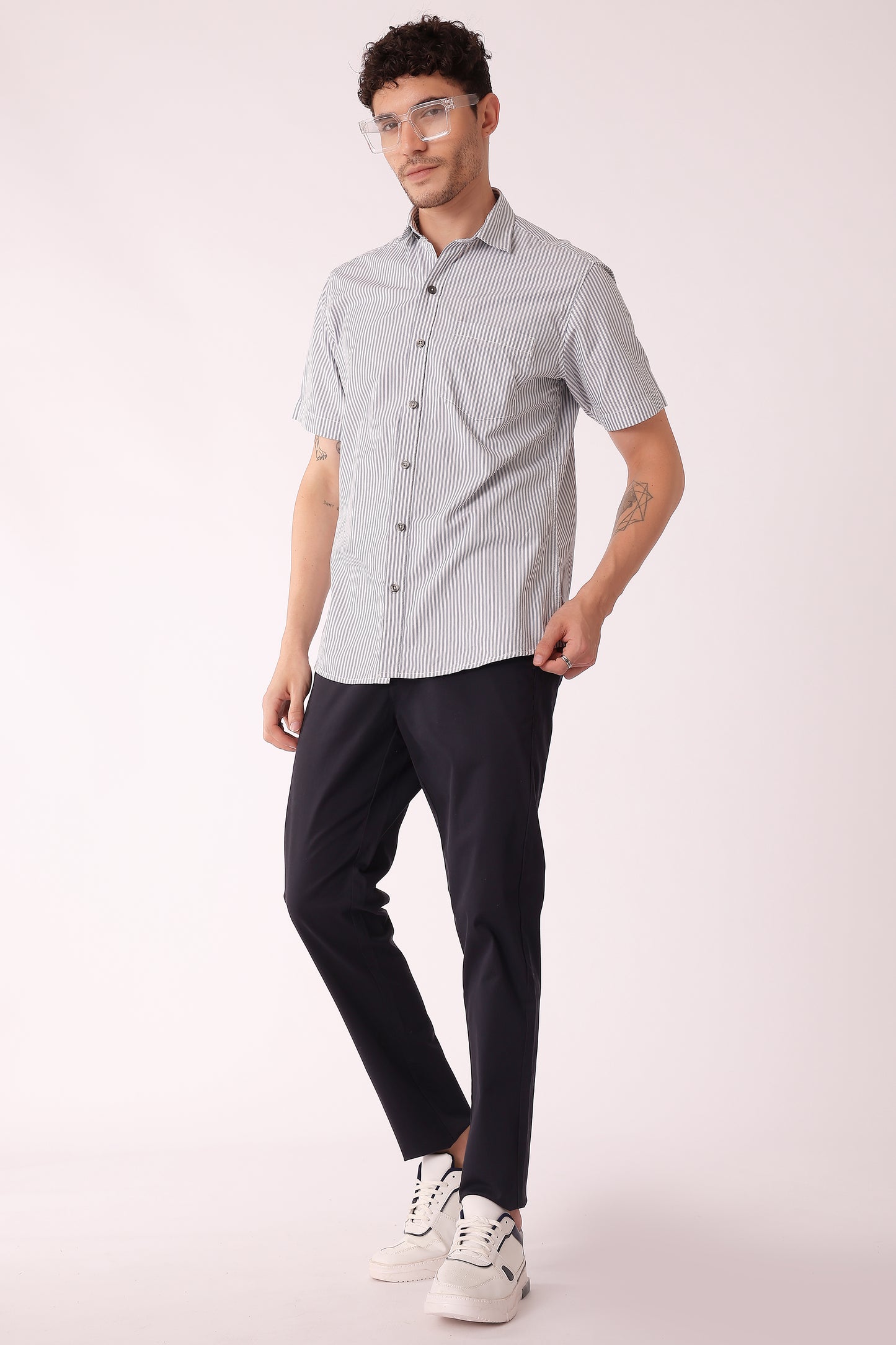 Men's Cotton stretch Slim Fit Chinos - extra image 4
