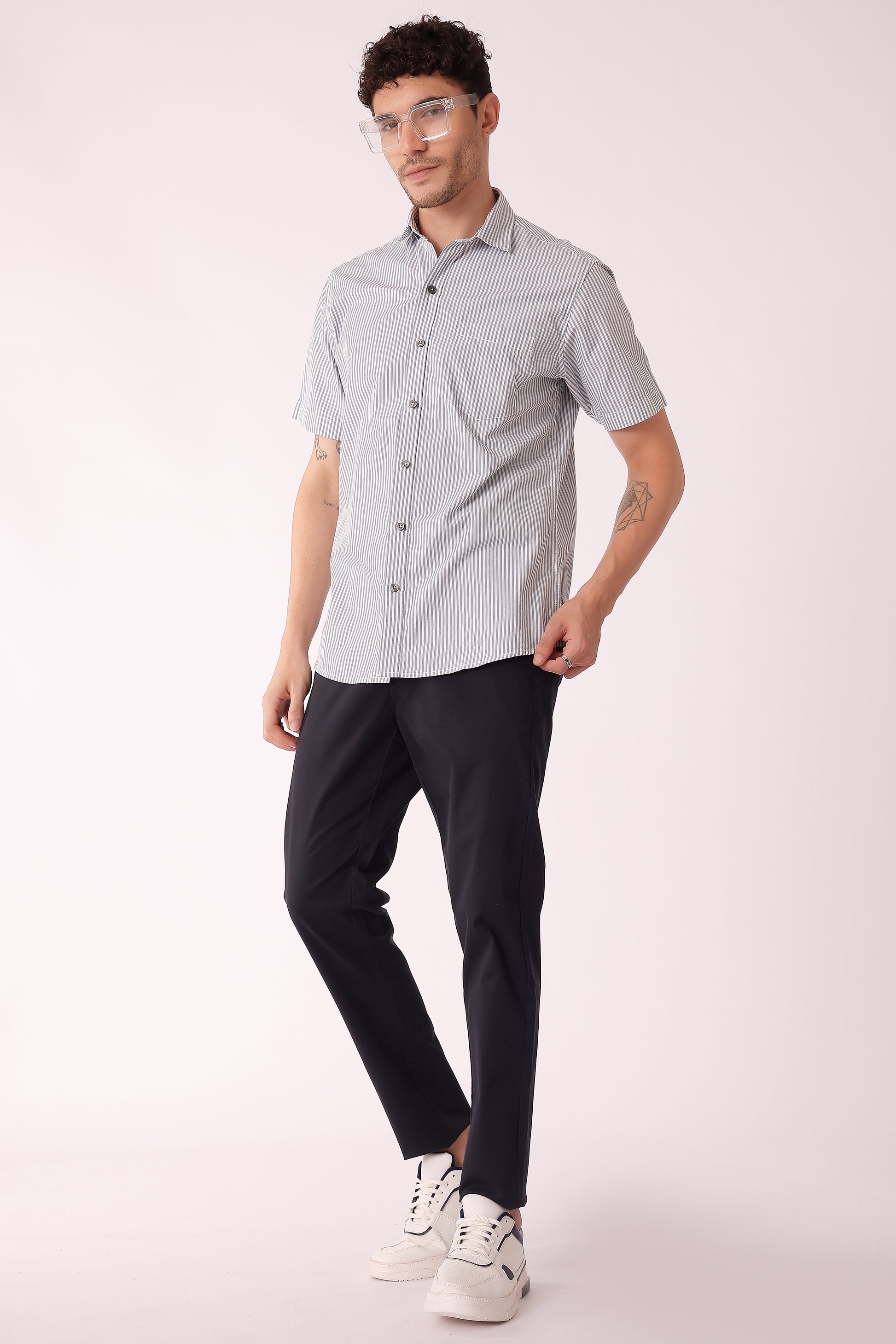 Men's Cotton stretch Slim Fit Chinos - extra image 4