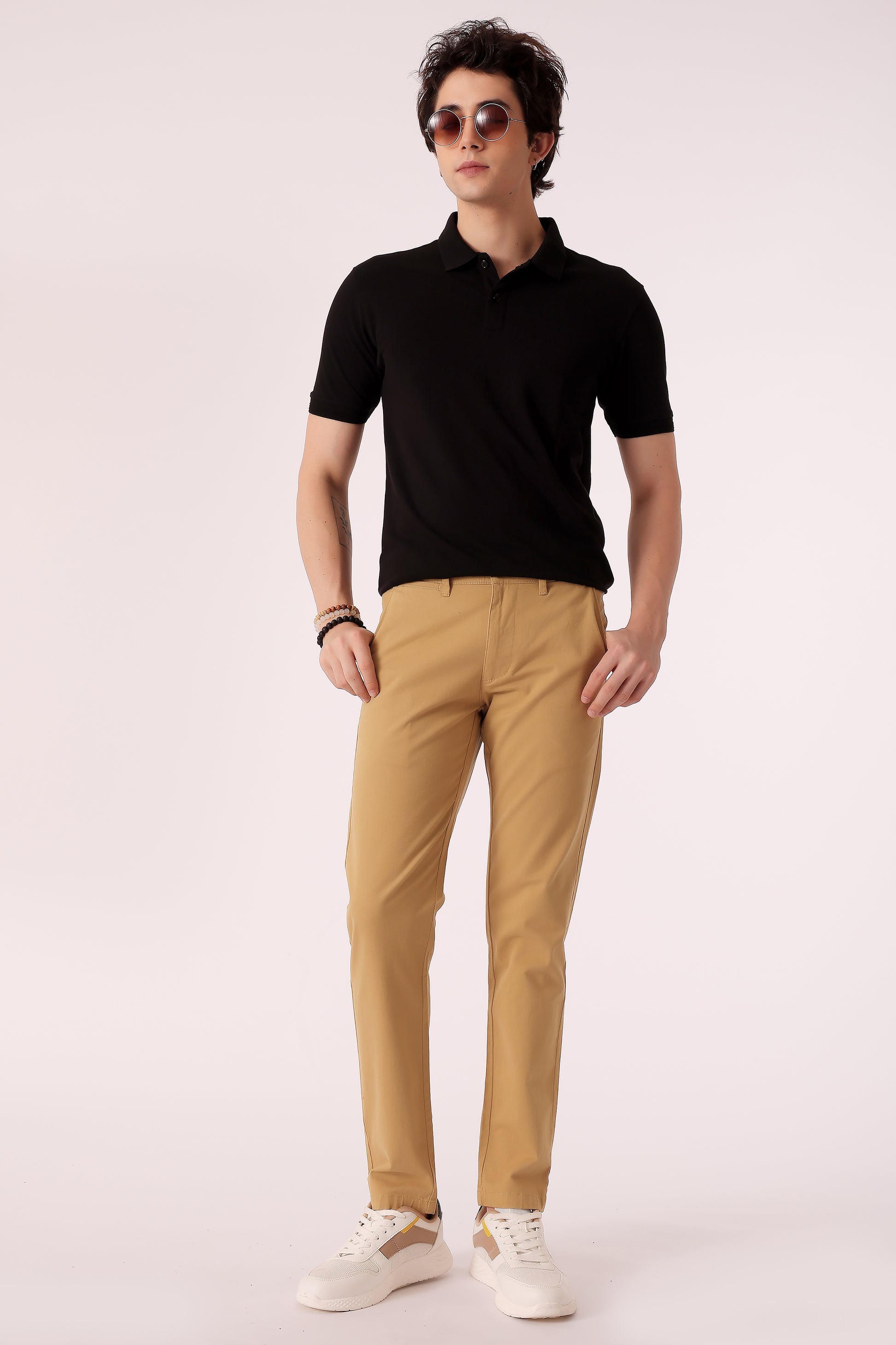 Men's Cotton stretch Slim Fit Chinos - extra image 2
