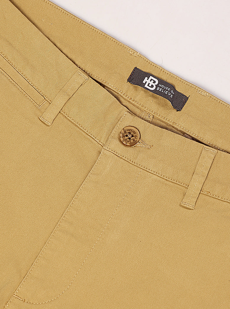Men's Cotton stretch Slim Fit Chinos - extra image 4