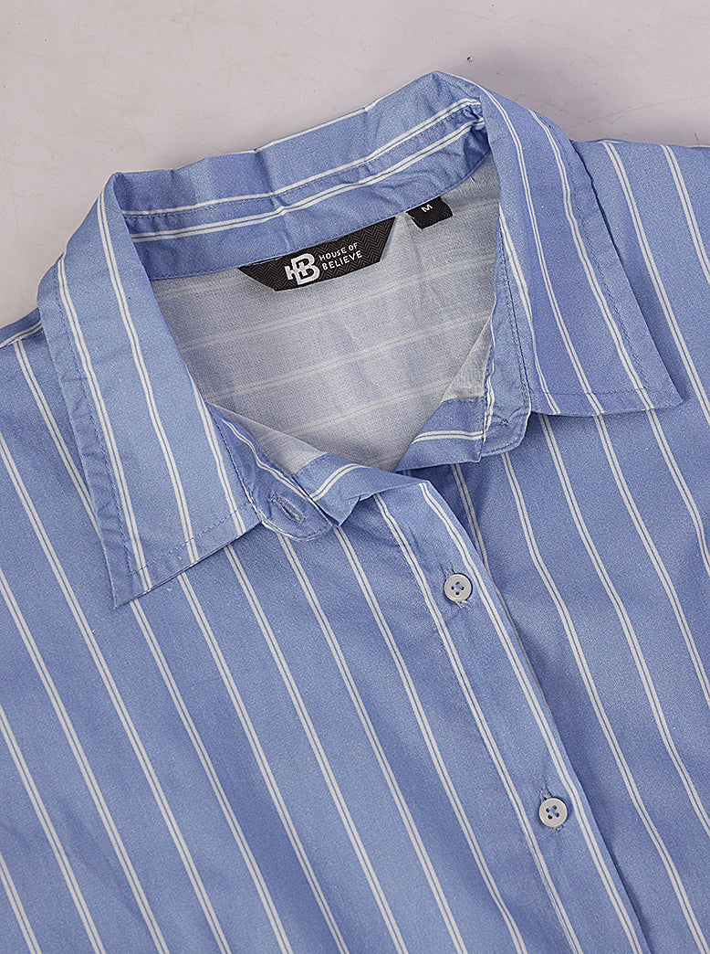 striped cotton shirt - extra image 5