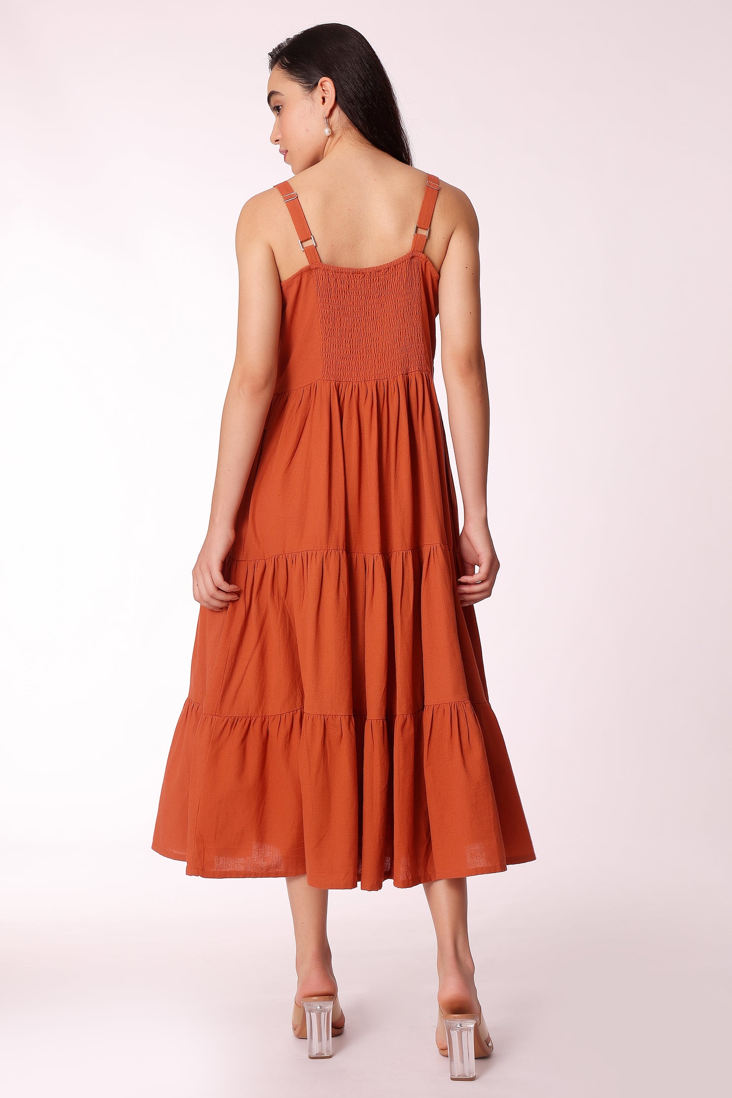 printed flare dress - extra image 2