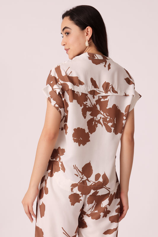 womens relaxed fit printed shirt - extra image 2