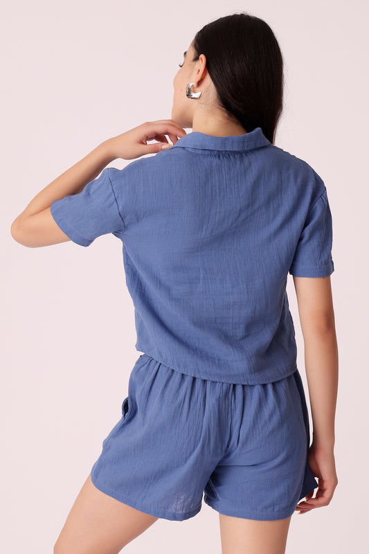 shirt with floral embroidery - extra image 2