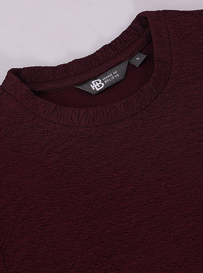 womens textured crop tee - extra image 5