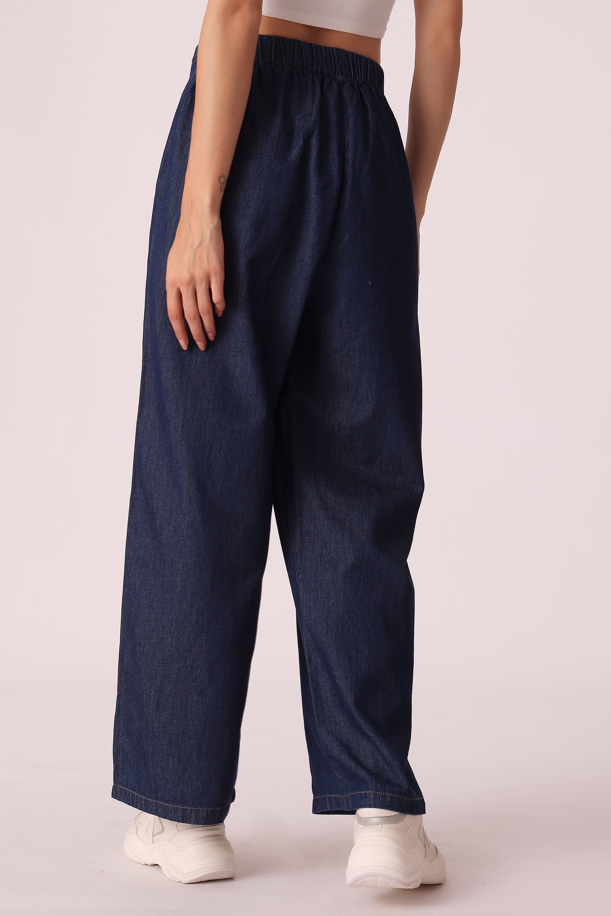 pleated loose trousers - extra image 2