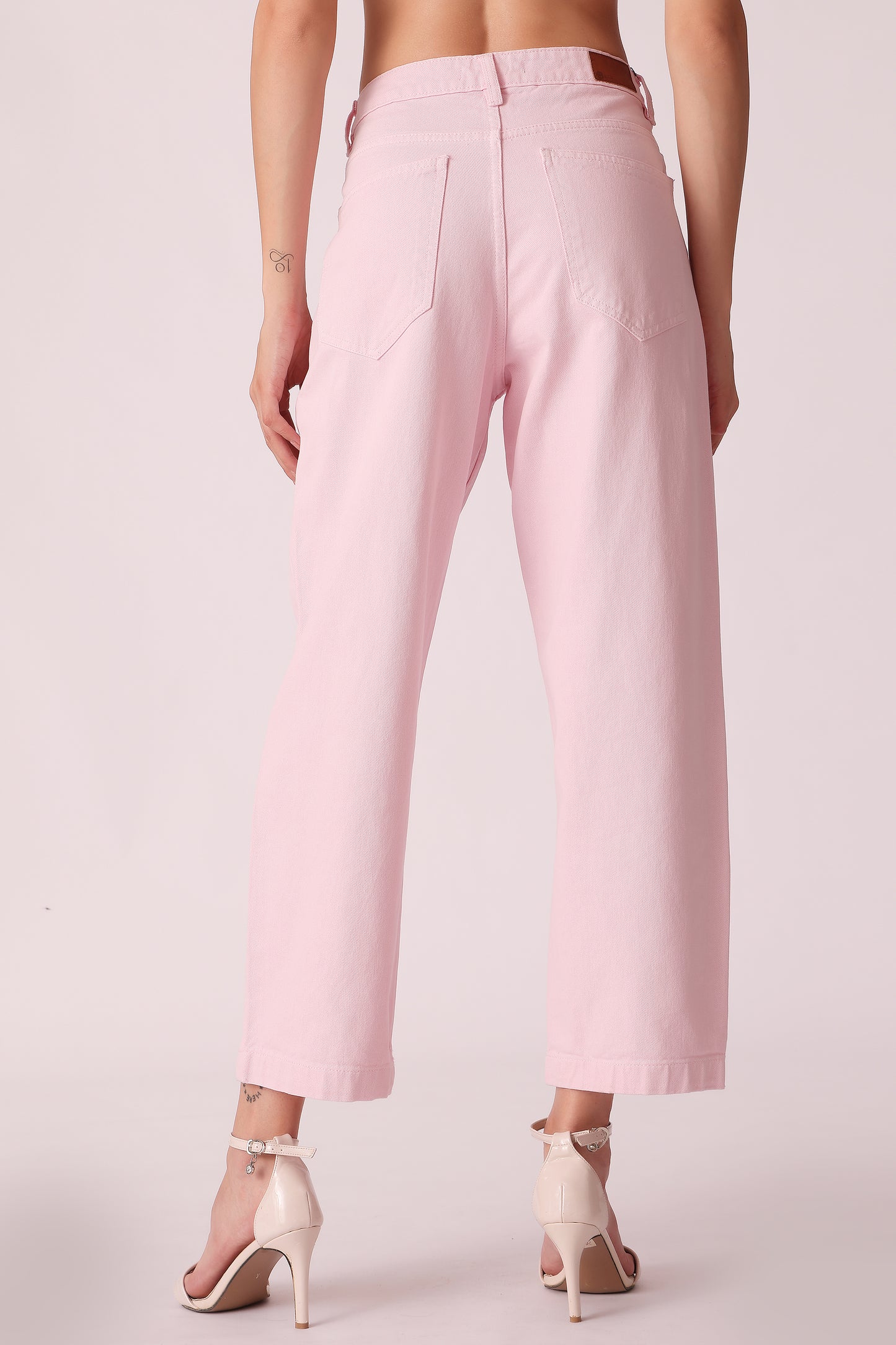 wide leg high-rise jeans - extra image 2