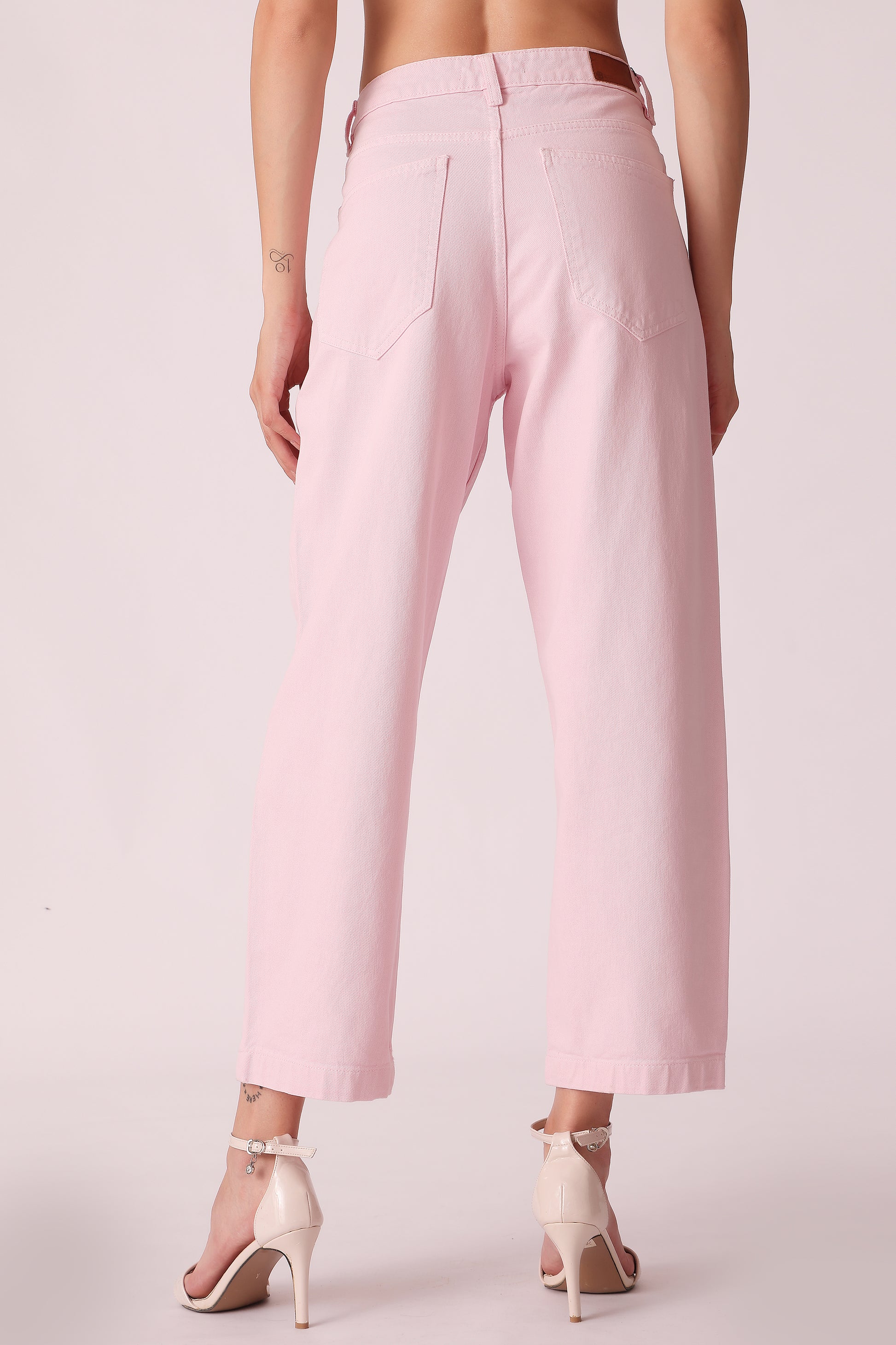 wide leg high-rise jeans - extra image 2