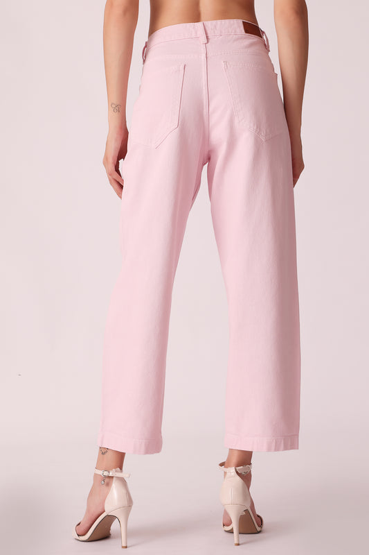 wide leg high-rise jeans - extra image 2