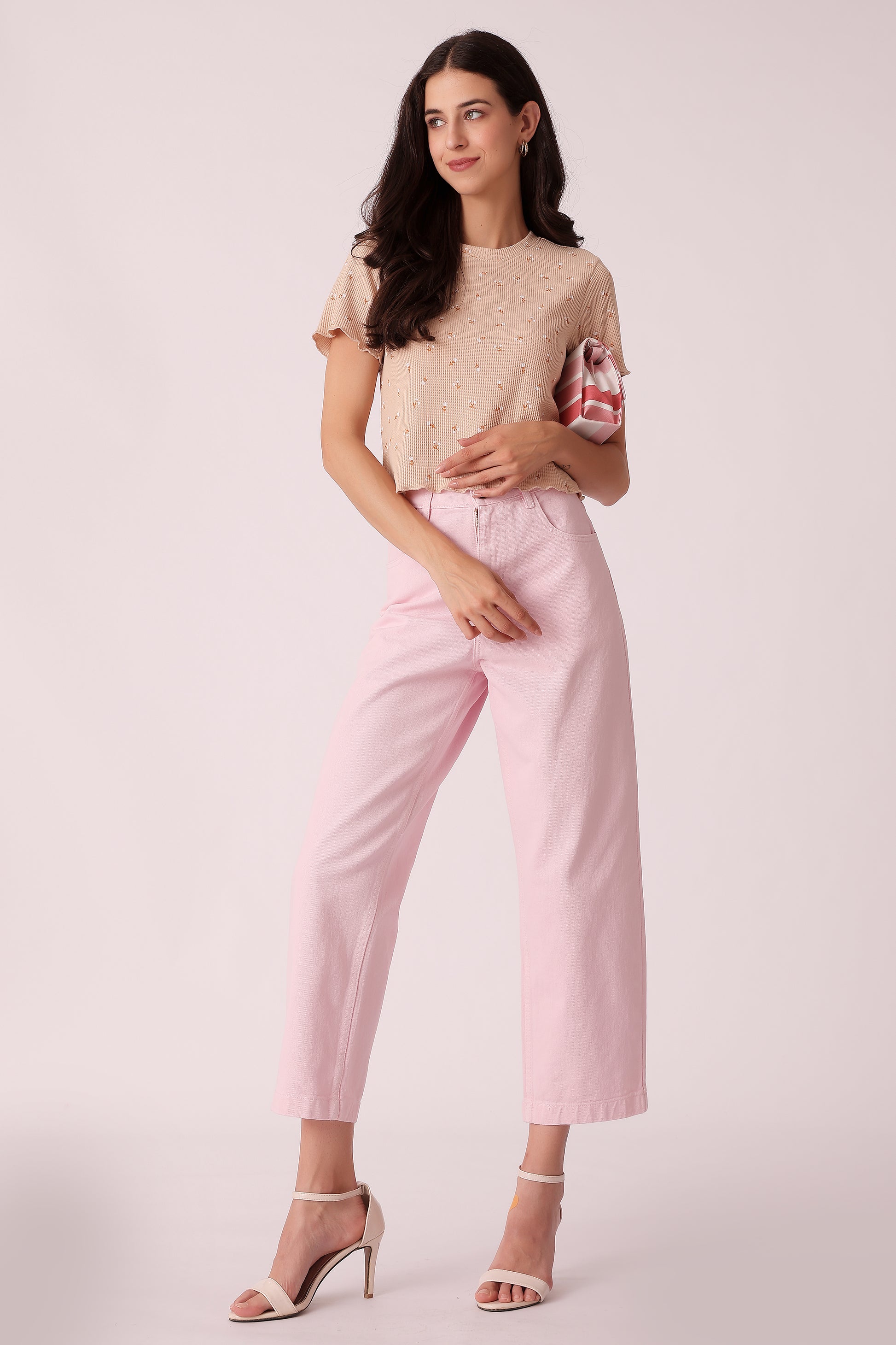 wide leg high-rise jeans - extra image 3