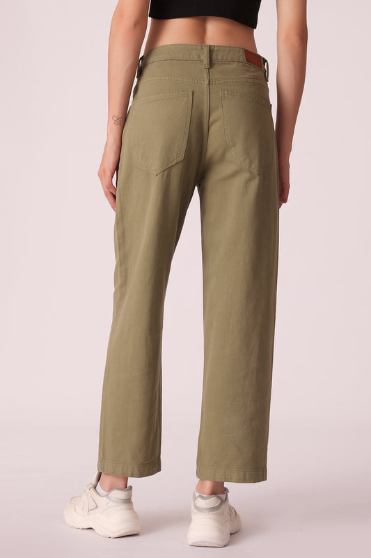 wide leg high-rise jeans - extra image 2