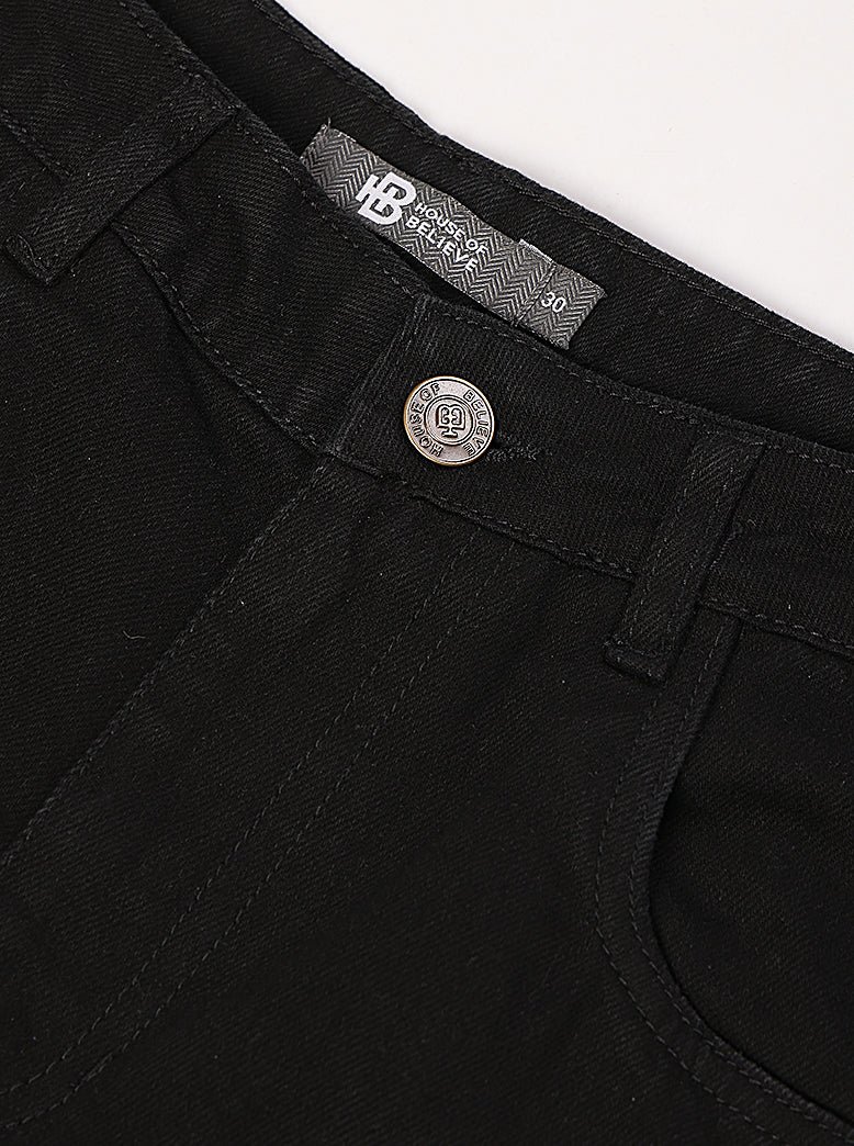 wide leg high-rise jeans - extra image 4