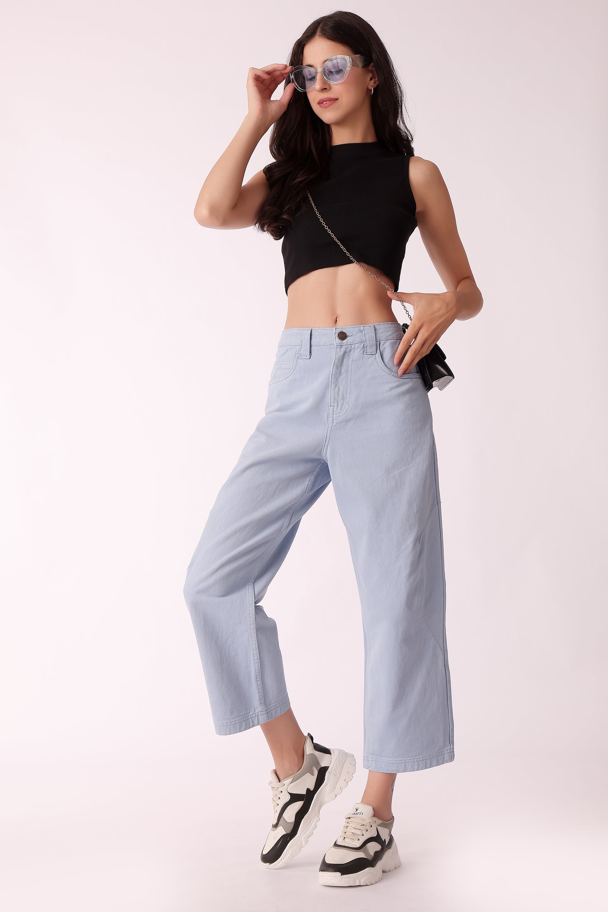 women baggy barrel fit jeans - extra image 3