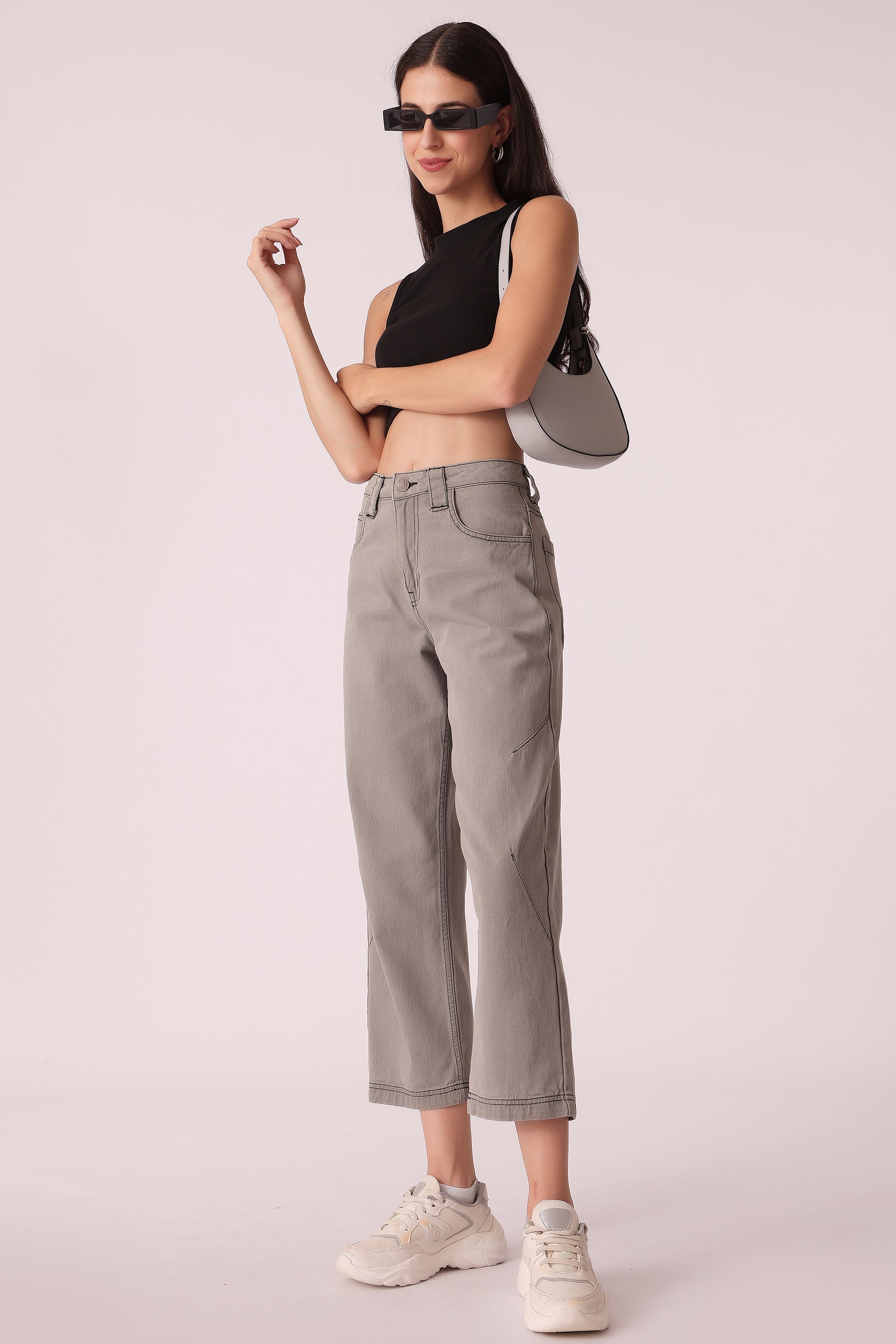 women baggy barrel fit jeans - extra image 3