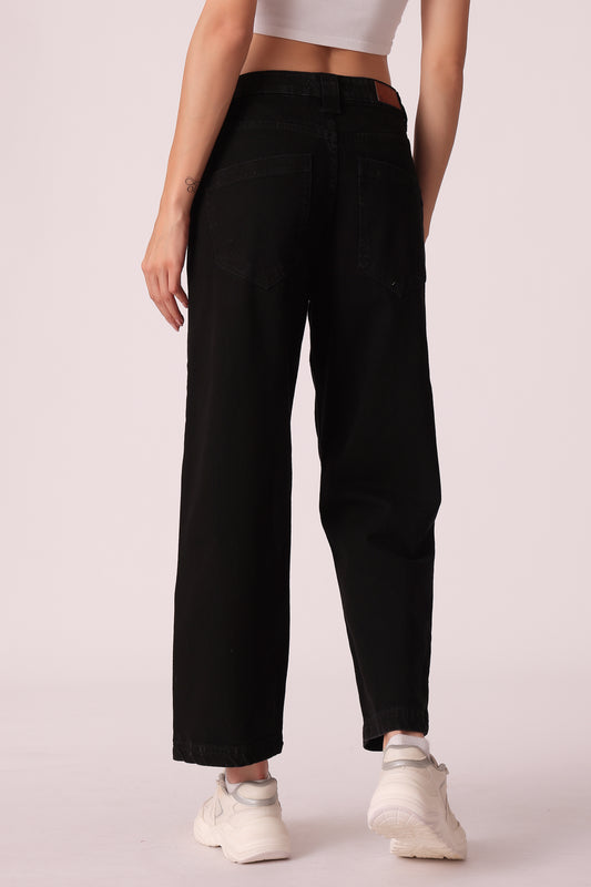 women baggy barrel fit jeans - extra image 2