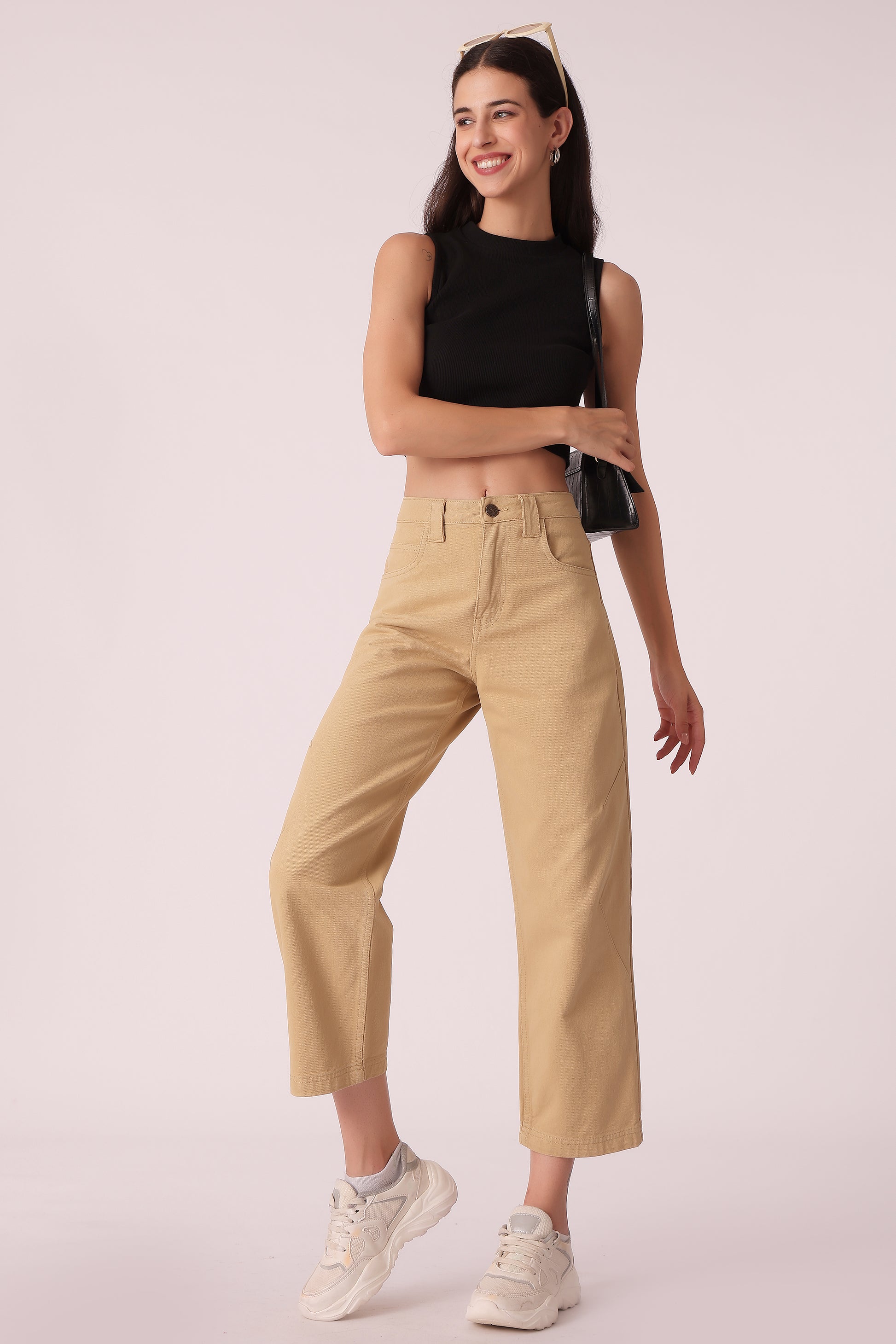 women baggy barrel fit jeans - extra image 3