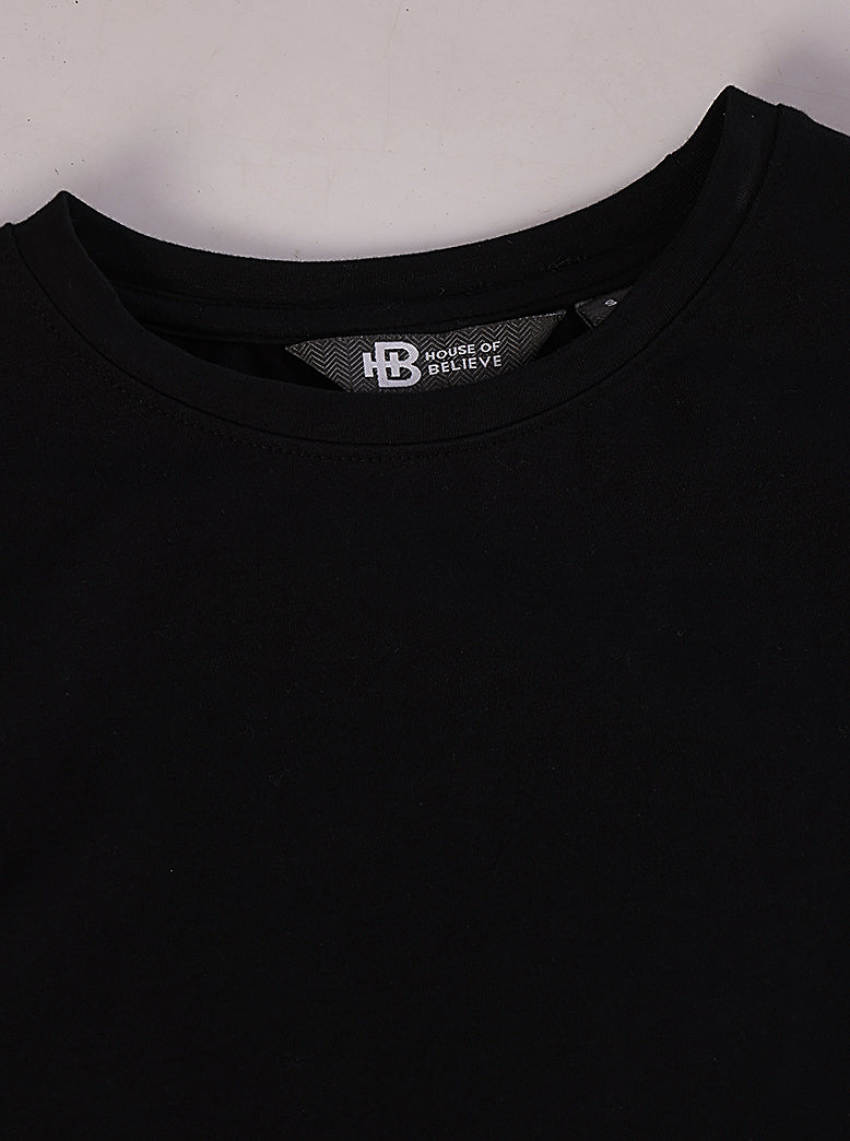 solid rib knit fitted dress - extra image 4