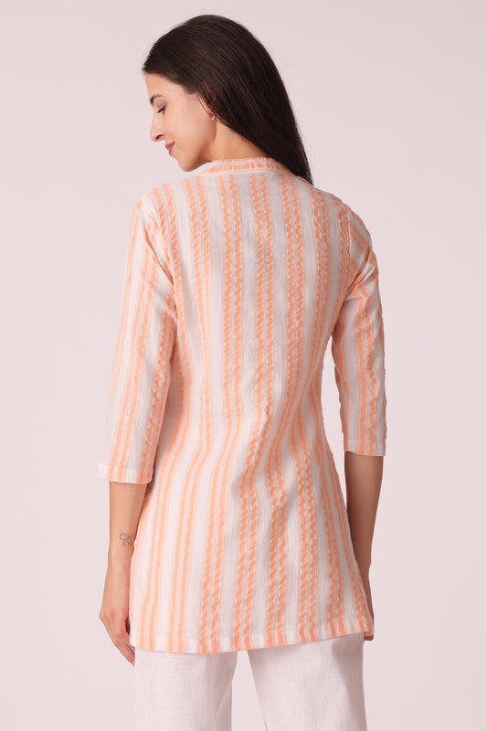 ETHNIC REGULAR FIT STRIPES TUNIC - extra image 2