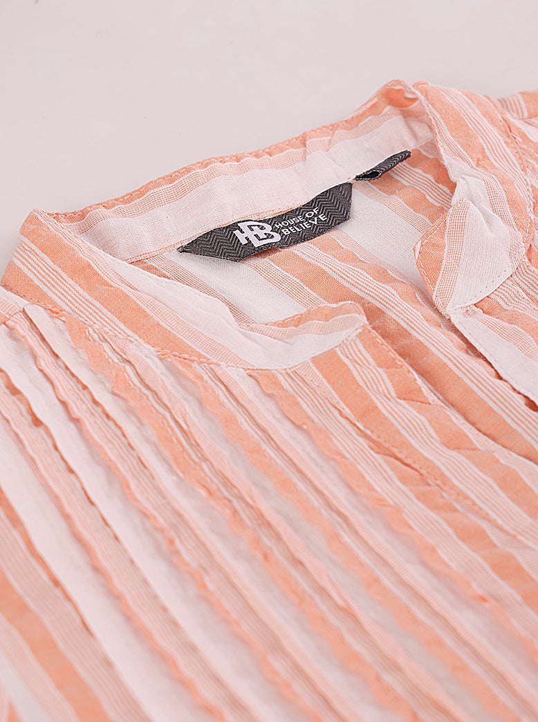 ETHNIC REGULAR FIT STRIPES TUNIC - extra image 5
