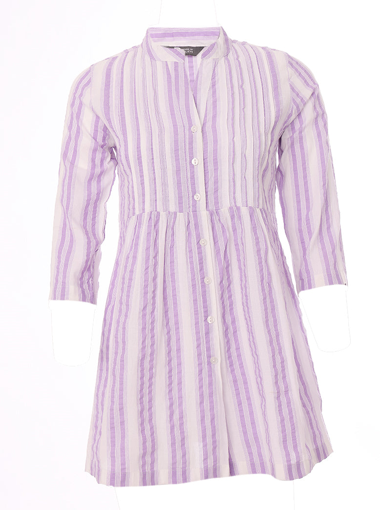 ETHNIC REGULAR FIT STRIPES TUNIC - extra image 4