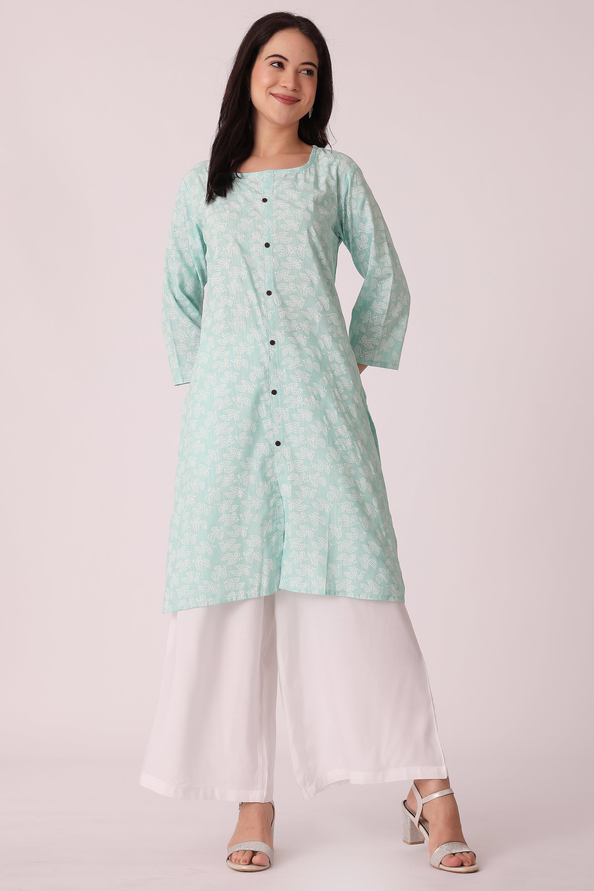 ETHNIC REGULAR FIT ALL OVER PRINT KURTA - extra image 3
