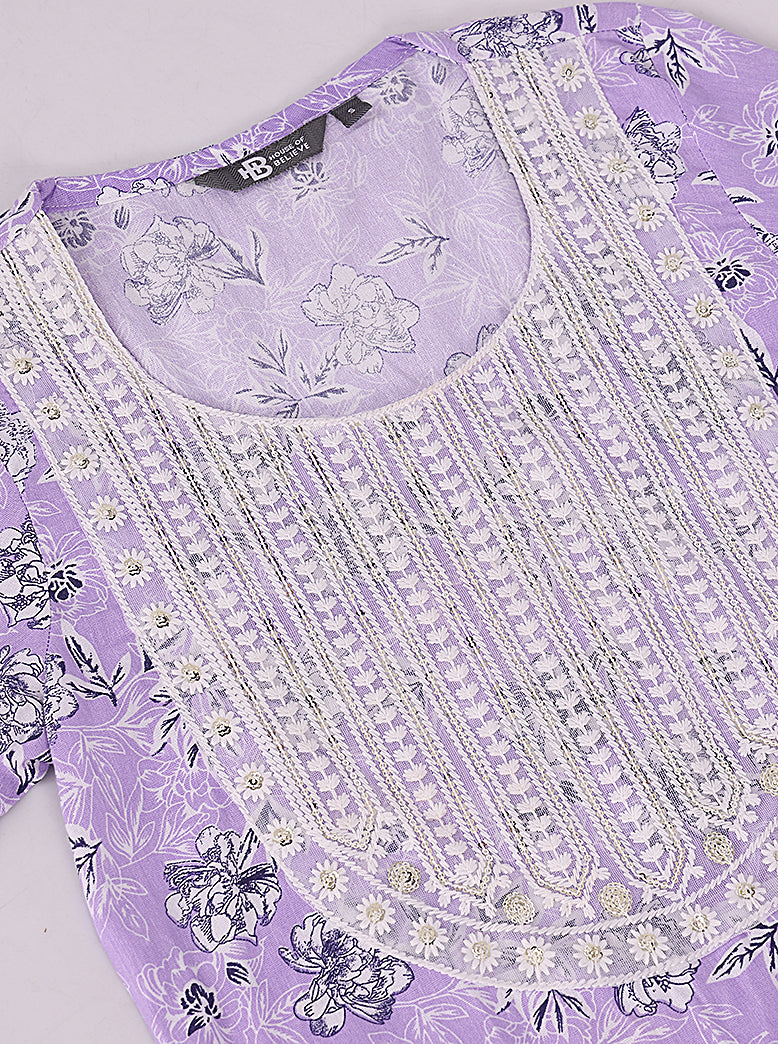 ETHNIC REGULAR FIT ALL OVER PRINT KURTA - extra image 4