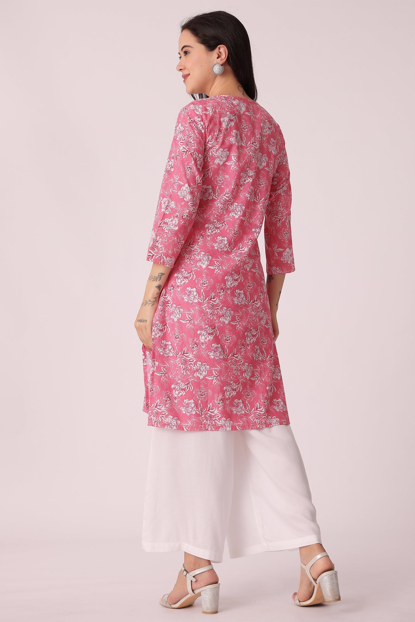 ETHNIC REGULAR FIT ALL OVER PRINT KURTA - extra image 2