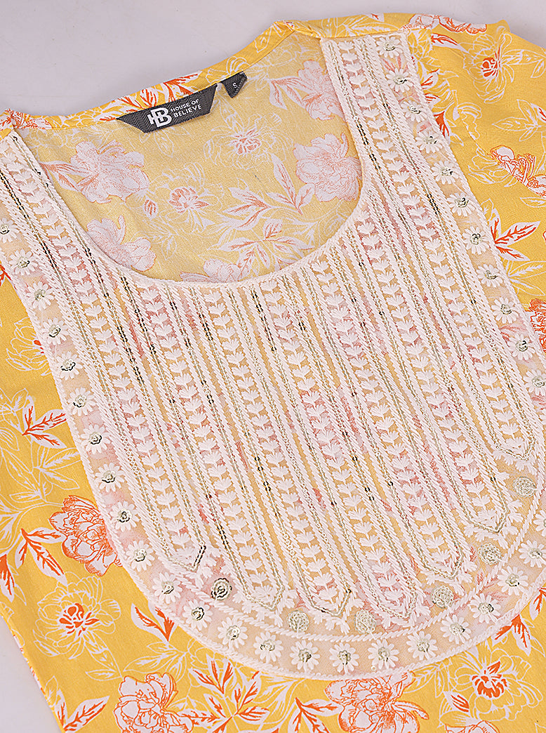 ETHNIC REGULAR FIT ALL OVER PRINT KURTA - extra image 4