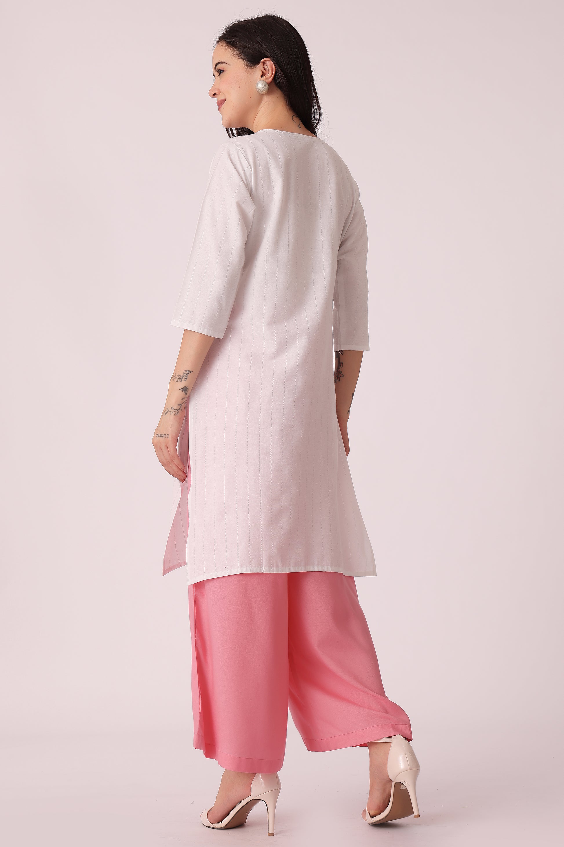 ETHNIC REGULAR FIT EMBROIDERY KURTA - extra image 2