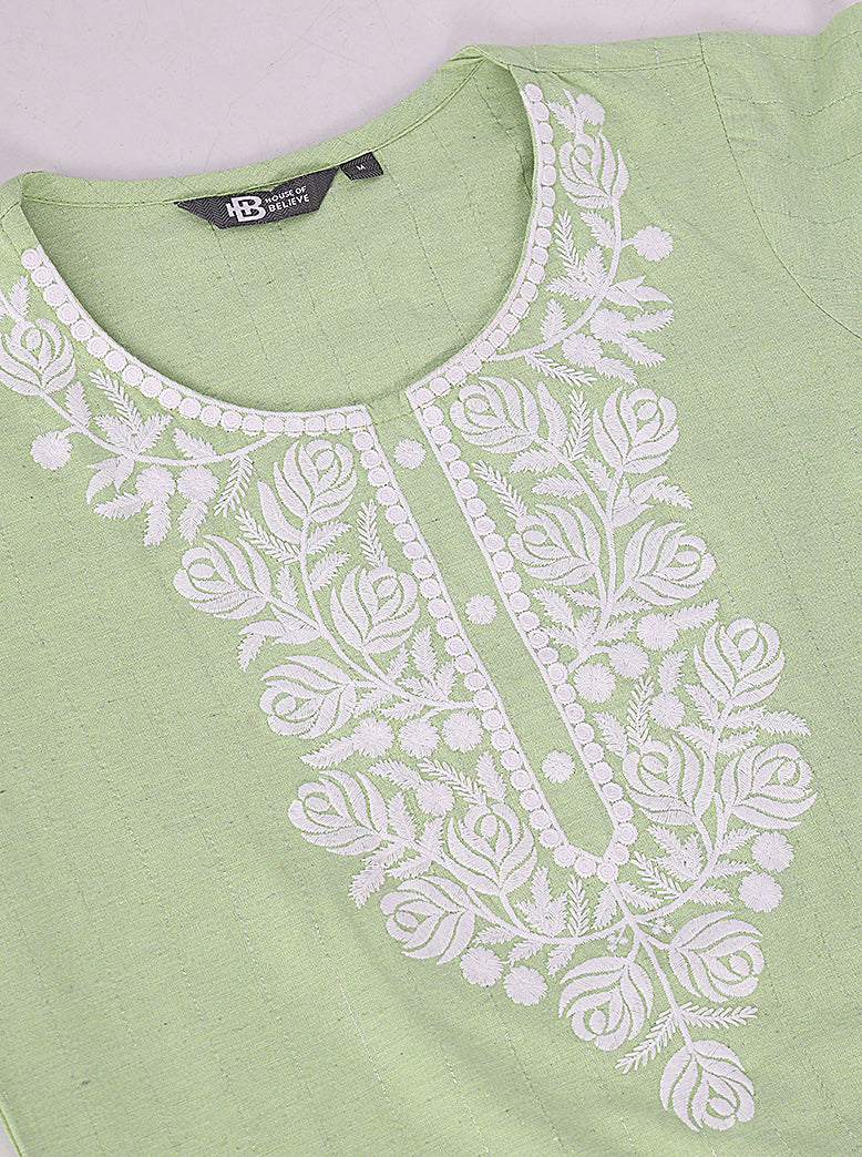 ETHNIC REGULAR FIT EMBROIDERY KURTA - extra image 4