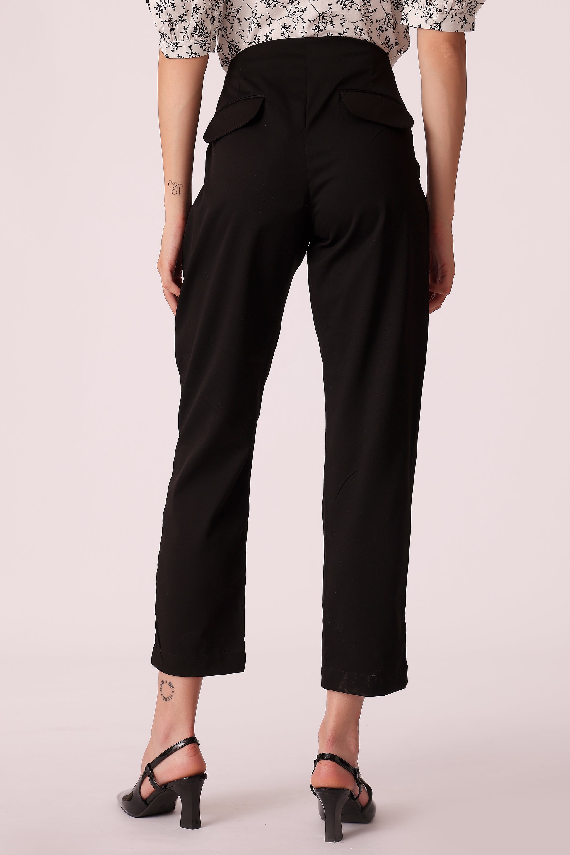 western regular fit casual solid pants - extra image 2