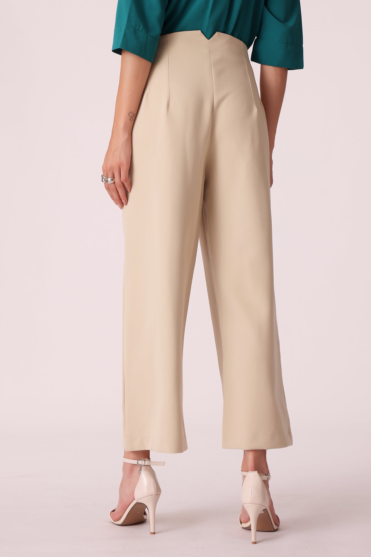 western regular fit casual solid pants - extra image 2