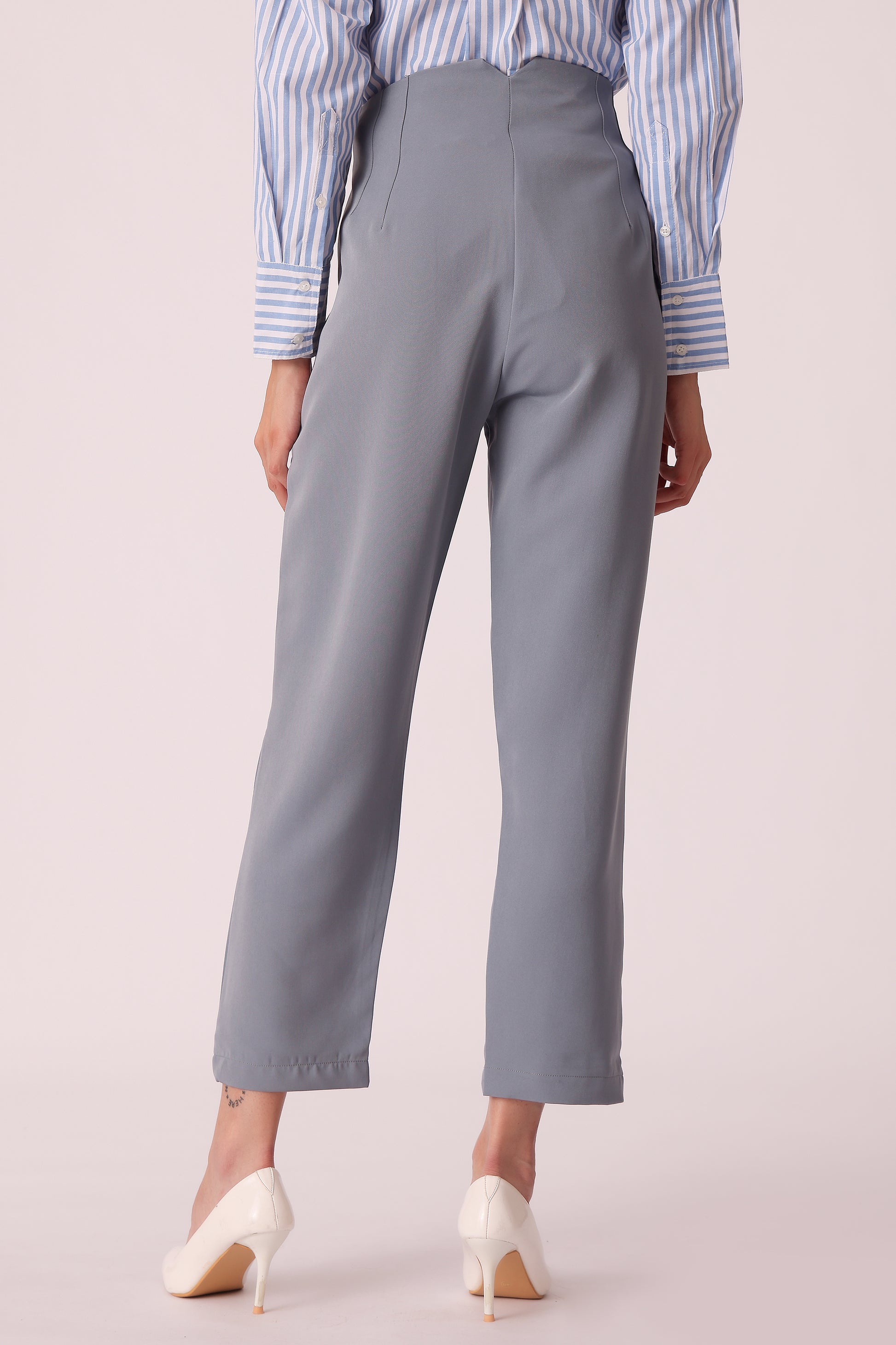 western regular fit casual solid pants - extra image 2