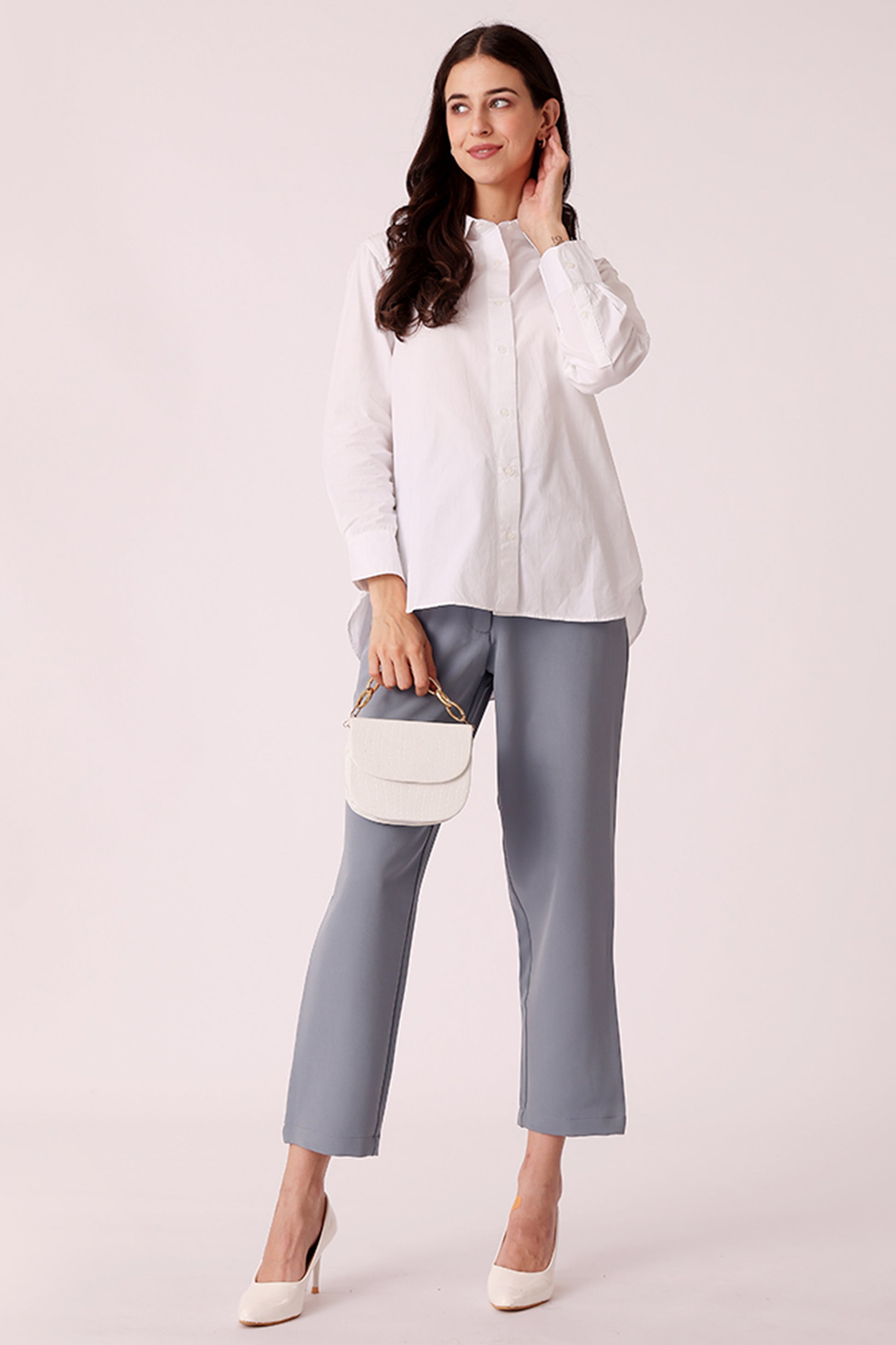 western regular fit casual solid pants - extra image 3
