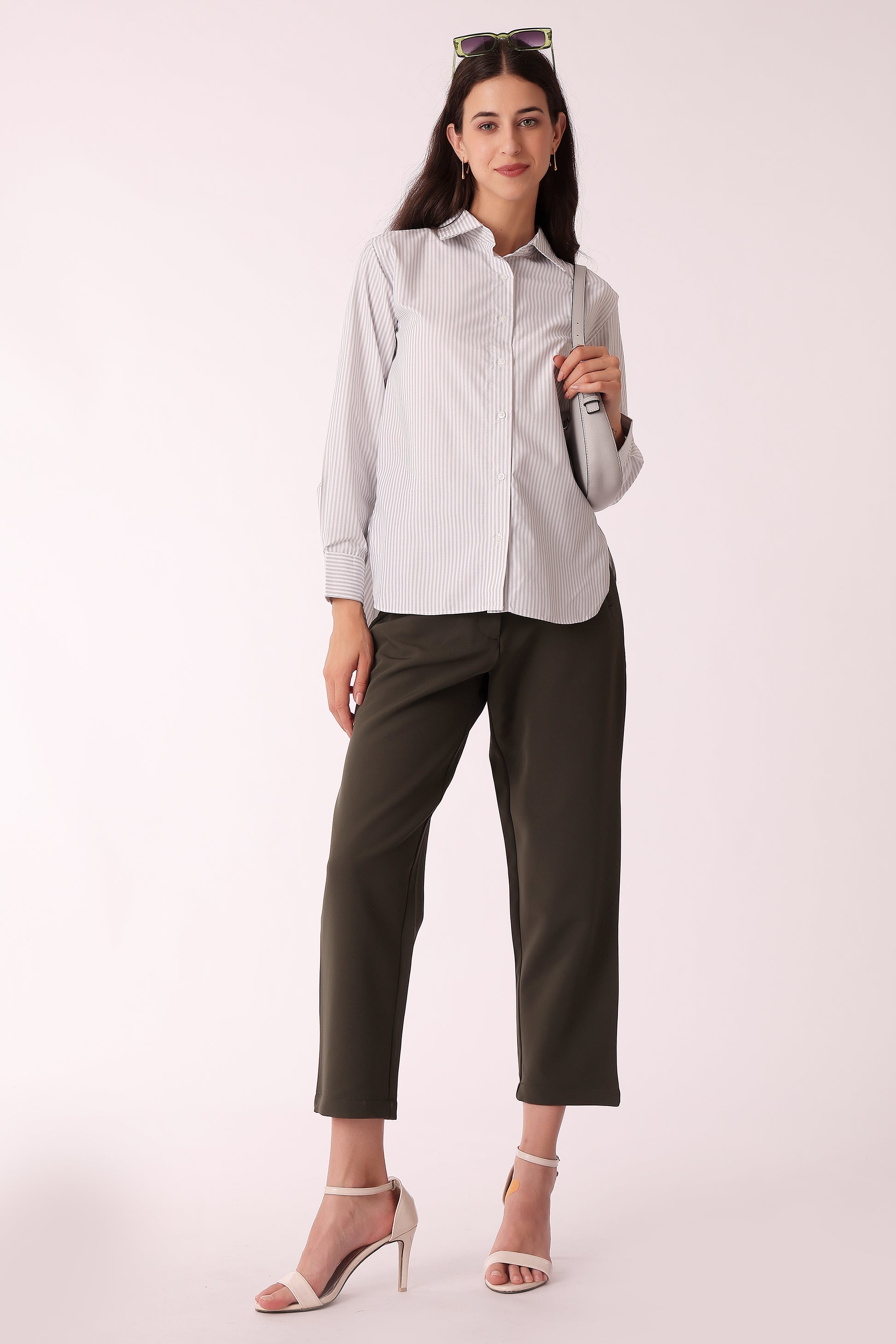 western regular fit casual solid pants - extra image 3