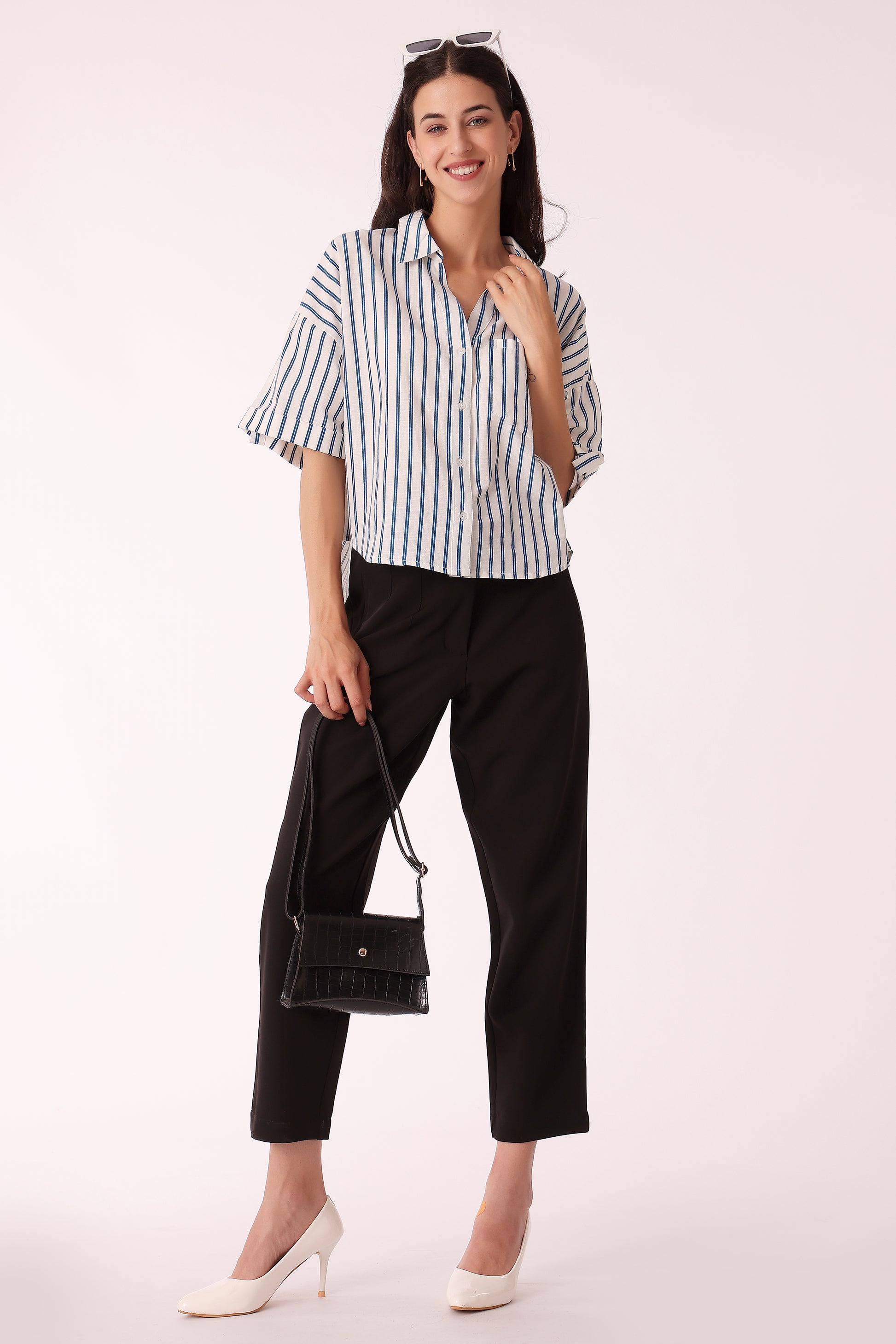western regular fit casual solid pants - extra image 3